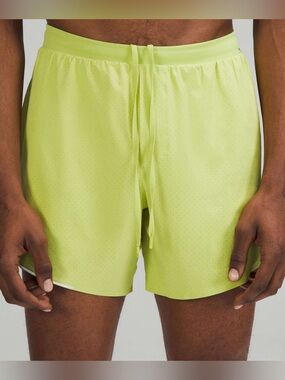 lululemon athletica Men's Neon Lime Athletic Shorts